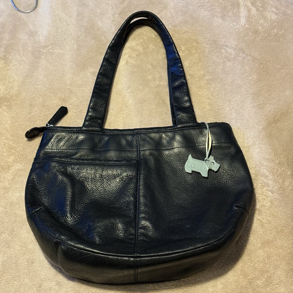 Radley London Black Pebble Hobo Style Shoulder Bag Purse